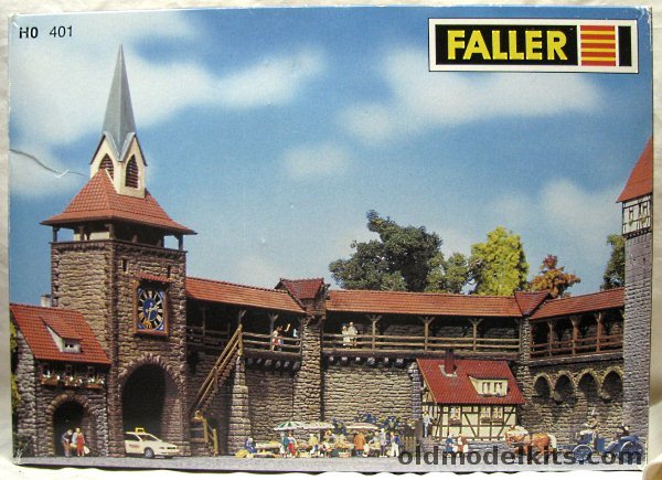 Faller HO Old Town Wall / Clock / Cottage - HO Scale, HO 401 plastic model kit